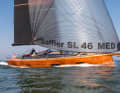 Sporty, performance-orientated hull lines characterise the design. The bow section remains relatively slim in comparison. The new SL 46 is also clearly a typical Saffier.