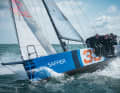 The 33 GP is sailed sportily with a crew of six on the high side
