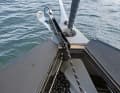 Fine detail for an extra charge: the retractable anchor fitting with electric winch