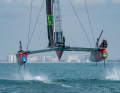 SailGP cat with T-Foil in training