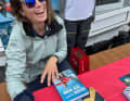 Susann "Sanni" Beucke kam aus Frankreich in ihr Heimatrevier und signierte ihr neues Buch