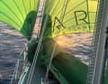 Immer weiter voran: Mit ausgebaumten Segeln segelt die "Argo" über den Pazifik. Doch wie lange noch?