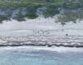 Cinematic and undoubtedly the picture of the week: a stranded person was able to draw attention to himself with this distress signal