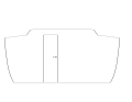 White alone is often not enough: a white bulkhead has a very light appearance, but can look boring on large surfaces and lacks contrast