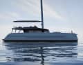 Reichel/Pugh entwarfen den AC72, der aus GFK und Carbon laminiert wird. Schwerter sorgen für minimalen Tiefgang und maximal gute Amwind-Performance. | Renderings: Advanced Yachts