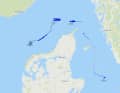 The four drones are now travelling in the Katte and Skagerrak to monitor the main shipping routes