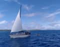 "Holly Golightly" unterwegs in Tuamotu.