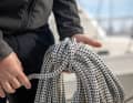 If half a stitch is not enough or if you want to be absolutely sure, add another half a stitch. The resulting weave should now really hold
