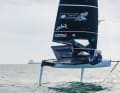 German Open winner Philipp Buhl during moth training