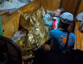 The rescued girl was given emergency care on board