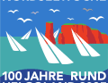 Das Plakat verrät es auf einen Blick: Bei der 90. Nordseewoche werden auch 100 Jahre Rund Helgoland gefeiert.