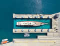 Well moored. The 62 metre long "Simena" in the Ares dock in Antalya.
