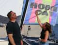 Siri Webler has successfully completed the VDWS instructor course and works as a sailing instructor