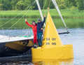 Happy second crew at the finish: Nico Manthos and Jonas Kroner