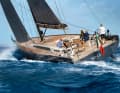 Mediterranean and stylish: plenty of space in the cockpit, the wheels wide apart and a sheer deck. The Solaris is exciting to the eye and strong under sail