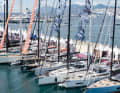 Programma completo. A Port Canto sono stati esposti yacht e catamarani a vela.