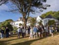 La fête a eu lieu sur l'île d'Herm