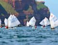 At the annual Störtebeker Opti-Cup, young sailors gain their first ocean experience