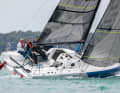 The Sun Fast 30 is laminated with Elium, a new type of resin that can be released from the fibre composite