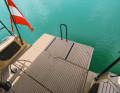 One-level cockpit: the retractable bathing platform creates an oversized sunbathing area on one level