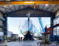 "Kalantis" measures 35.51 metres from the titanium pushpit to the bowsprit.