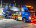 "Gelliceaux" covered the 20 kilometres to the Cape Town Waterfront by heavy goods transport