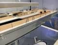 Detailtreue an Bord der Bonsaiversion der Swan 128