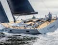 Stealth look: Park Avenue boom and the seats on the coaming are in the same vein. The first Swan 78 marks the line conversion to flushdeckers with twin rudders and bowsprit