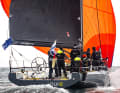 Der Blick ins Heck von Lars Hiddes Mat 1220 "pure".