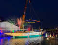 The fully painted aluminium hull with deck and superstructure arrived in Utrecht in July 2017. The Hoek design was equipped and fitted out by a young team of mostly students who ...