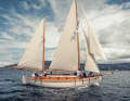 Once abandoned to decay, "Te Rapunga" is now sailing off Tasmania again in new condition