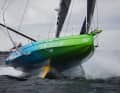 "Holcim- PRB", ein Verdier-Design von 2021, gilt als sehr schnell. Zur Zeit segelt Nico Lunven damit in der Spitzengruppe der Vendée Globe