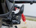 The Mercury's gearstick is not located on the right-hand side of the powerhead, as used to be the case with outboards, but is conveniently located at the front above the carrying handle and is easy to operate