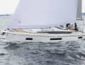 Elvstrøm's Code Zero permanent hoist gives the boat wings