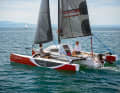 Great fun even in light winds. With the good sails and the higher mast, the potential can easily be realised