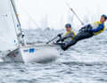 Tadellos war der Auftritt von Martin Wrigley und Bettine Harris an den ersten beiden 470er-Tagen der Kieler Woche, drittes Event im fünfteiligen Sailing Grand Slam.