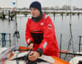 Familiarising himself quickly with his new Mini: 25-year-old Tom Wehde.