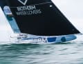 Der französischen Imoca kamen die Bedingungen auf Etappe eins entgegen.