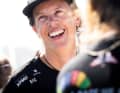 Am Ende von Etappe vier im Ocean Race Europe: Francesca Clapcich in Genua.