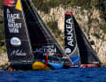 Team Malizia protests against Team Paprec Arkéa.