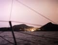 Lightning accompanied the crews intensively for several nights.