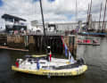 And here at the departure before the start in Canada