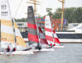 Despite old, faded sails, the brothers Sascha and Rene Treichel beat the competition in both the European Championship and the Trave Race.