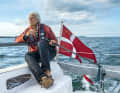 The author, an inveterate long keel sailor, quickly got used to the characteristics of the boat.