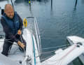 The floats can be pulled to the hull using a line pull, a point during the briefing