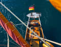 The former cargo sailor during one of his many trips off the German Baltic coast