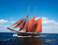 On course. Even under full sail, the "Zuversicht" does not sail too fast, but steadily