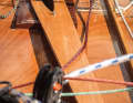The profiled blade is mounted in a swivelling insert. This should allow more height in the wind