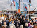 The opening of the Travemünde Week is always a major attraction with political and sporting celebrities
