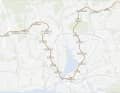 The route map of the new underground line U5 leads past the Alster